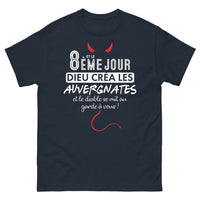 Thumbnail for T-shirt Auvergne marine - Et le Diable se mit au garde-à-vous