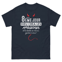 Thumbnail for T-shirt Ariège marine - La Création en Sombre