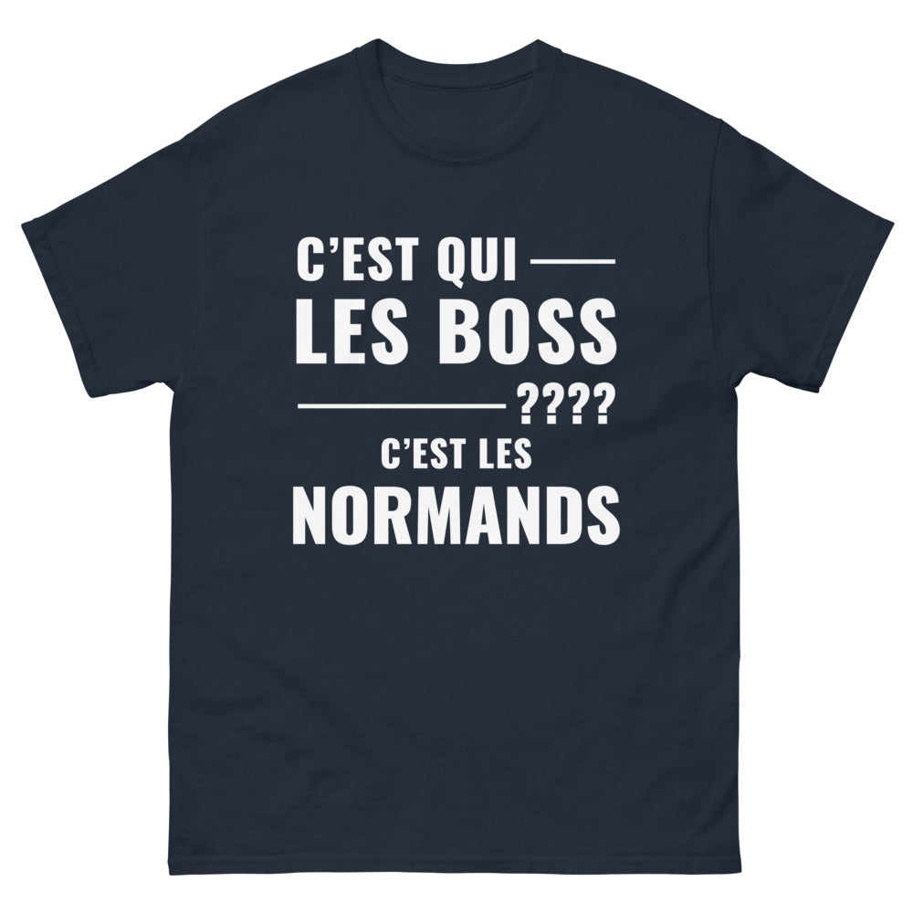 T-shirt Normands marine - C'est Qui les Boss