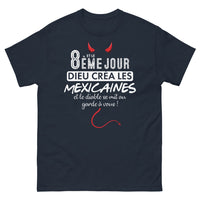 Thumbnail for T-shirt Mexicaine marine - Création Divine humoristique