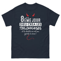 Thumbnail for T-shirt Toulonnaises marine - 8ème jour création divine