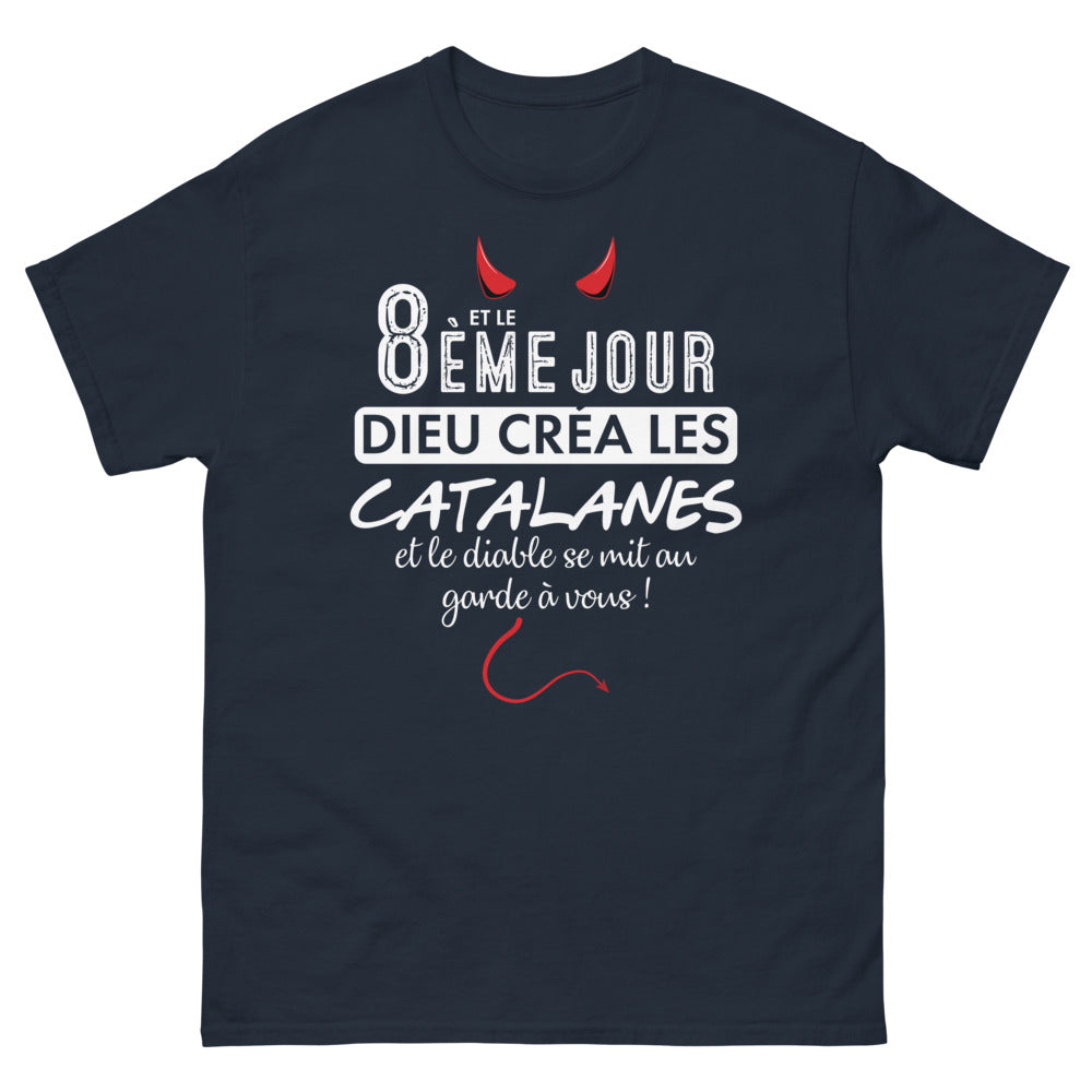 T-shirt Catalogne marine - 8ème jour création divine