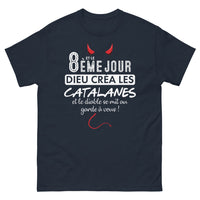 Thumbnail for T-shirt Catalogne marine - 8ème jour création divine