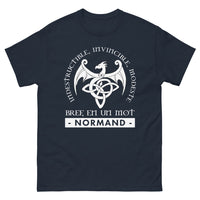 Thumbnail for T-shirt Normand marine - Indestructible et fier de l'être