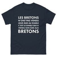 Thumbnail for T-shirt Bretagne marine - Le Diable a Vendu Son Âme