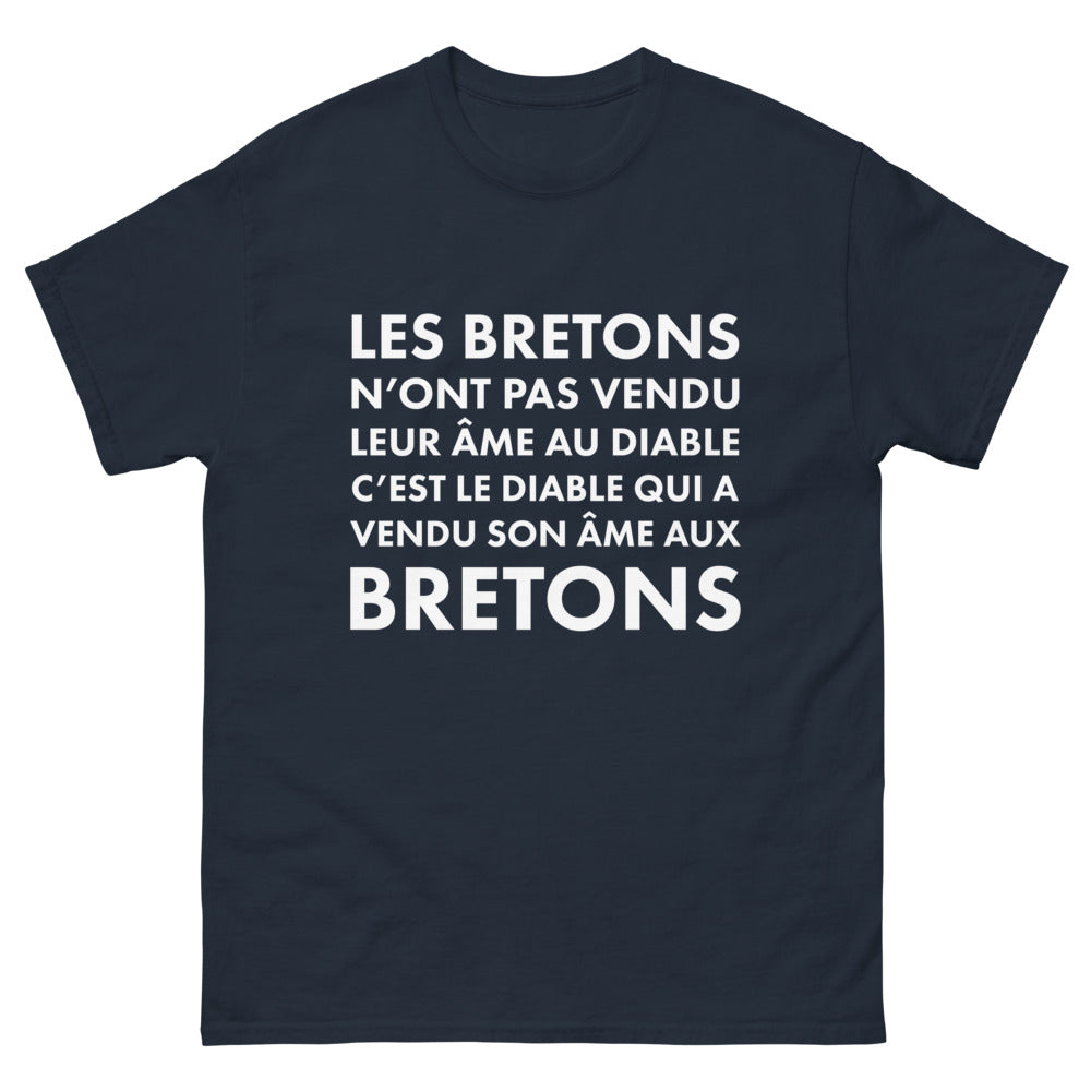 T-shirt Bretagne marine - Les Bretons et le Diable humoristique