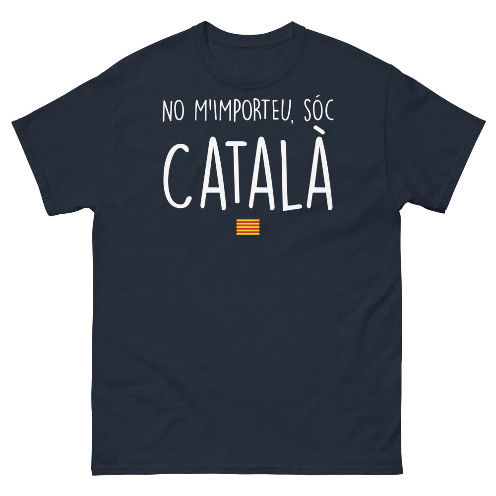 T-shirt Catalogne marine - No M'Importeu Soc Català