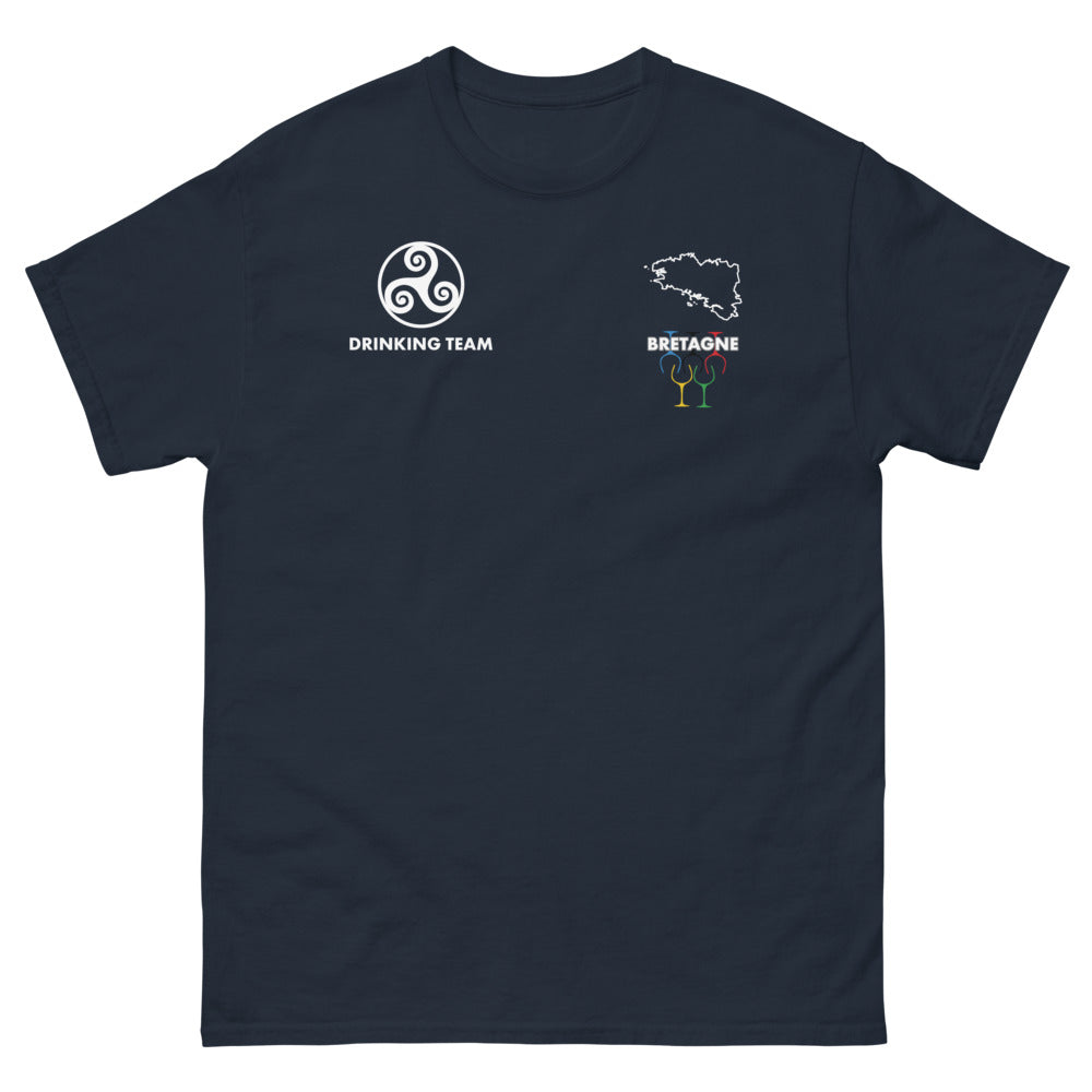 T-shirt Bretagne marine - Bretagne Drinking Team