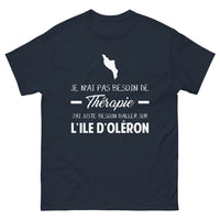 Thumbnail for T-shirt Île d'Oléron marine - Pas de thérapie, juste besoin d'océan