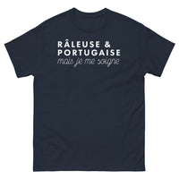 Thumbnail for T-shirt Portugal marine - Râleuse portugaise mais je me soigne