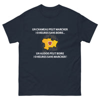 Thumbnail for T-shirt Audois marine - Un chameau peut marcher 10 heures sans boire