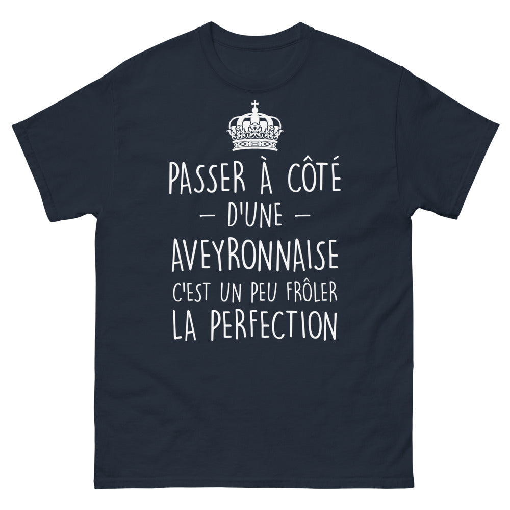 T-shirt Aveyron marine - Frôlez la perfection