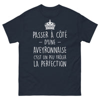 Thumbnail for T-shirt Aveyron marine - Frôlez la perfection