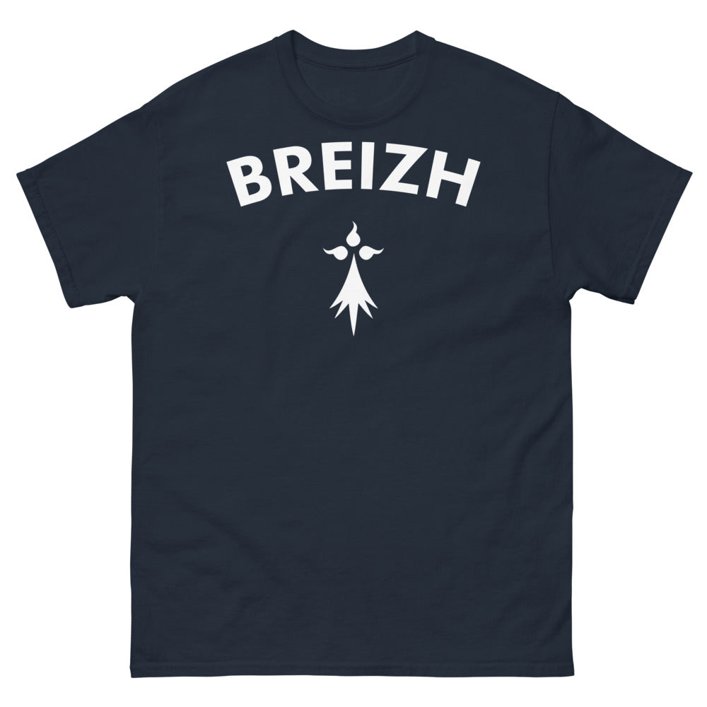 T-shirt Bretagne marine - design breizh pour fierté régionale