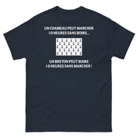 Thumbnail for T-shirt Bretagne marine - L'endurance du breuvage