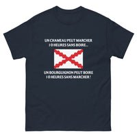 Thumbnail for T-shirt Bourgogne marine - Le marathon du Bourguignon