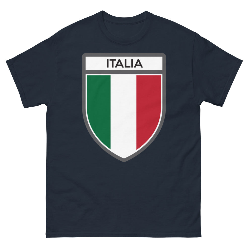 T-Shirt Italia blu scuro - design che evoca le notti italiane