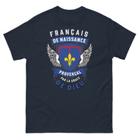 Thumbnail for T-shirt Provençal noir dos - Français de Naissance par la Grâce de Dieu