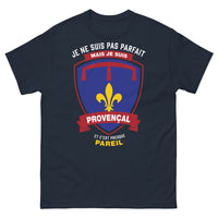 Thumbnail for T-shirt Provence marine - Je ne suis pas parfait mais je suis Provençal
