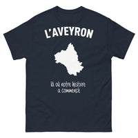 Thumbnail for T-shirt Aveyron marine - Là où notre histoire a commencé