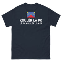 Thumbnail for T-shirt Bretagne marine - Kouler la po le pa kouler lo ker