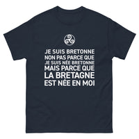 Thumbnail for T-shirt Bretagne marine - Je suis Bretonne avec humour