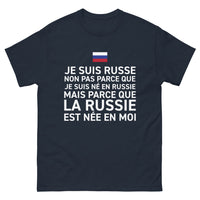 Thumbnail for T-shirt Russie marine - Je suis russe, la Russie est en moi