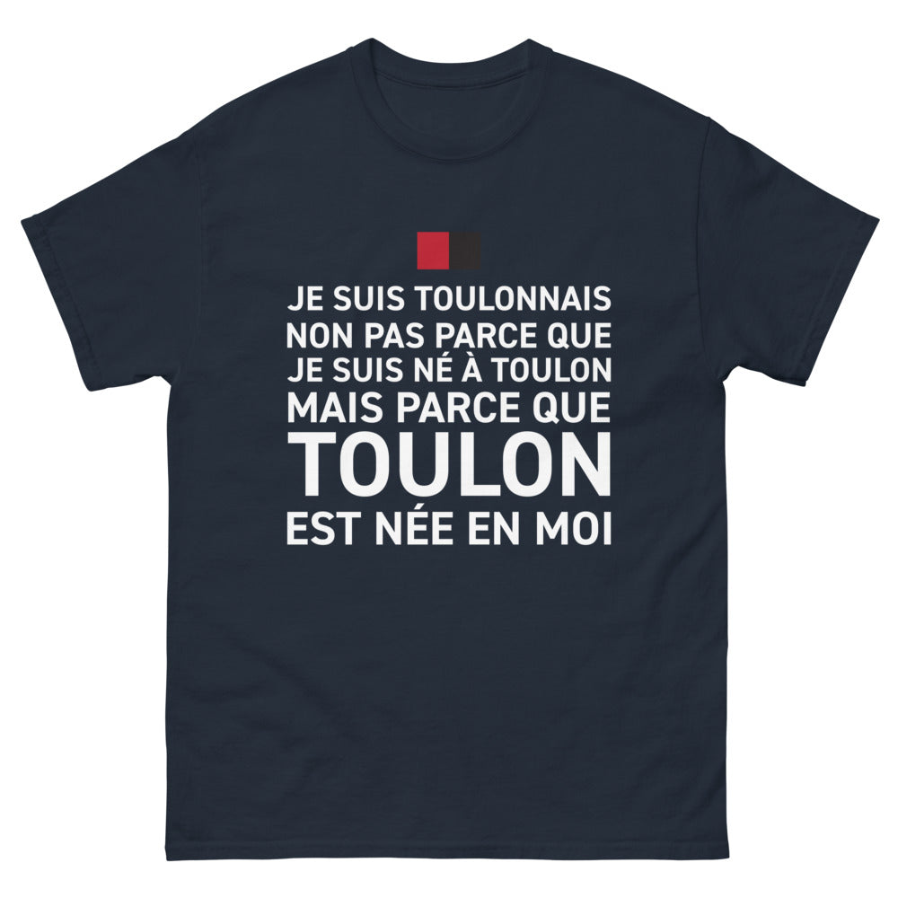 T-shirt Toulon marine - Fierté et humour toulonnais