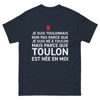 Thumbnail for T-shirt Toulon marine - Fierté et humour toulonnais