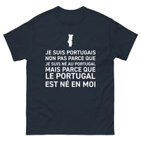 Thumbnail for T-shirt Portugal marine - Je suis Portugais, fierté et humour