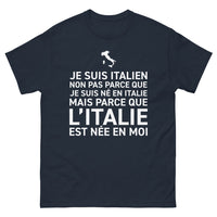 Thumbnail for T-shirt Italie marine - Je suis Italien, humour et fierté