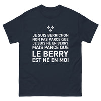 Thumbnail for T-shirt Berry marine - Je suis Berrichon, fier et nostalgique