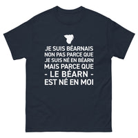 Thumbnail for T-shirt Béarnais noir dos - Je suis Béarnais, design élégant
