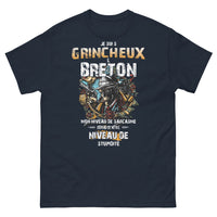 Thumbnail for T-shirt Bretagne marine - Je suis grincheux breton