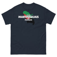 Thumbnail for T-shirt Martinique marine - Je suis Martiniquais, pas français