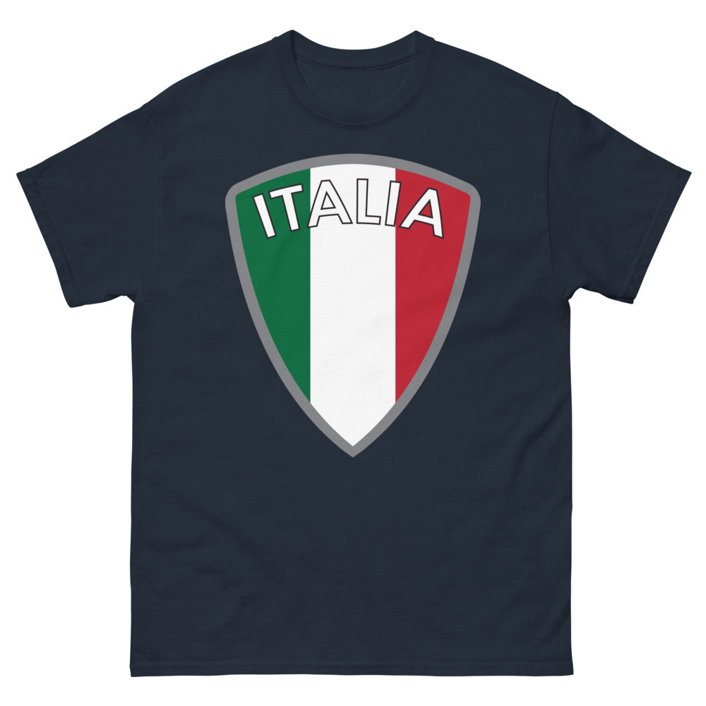 T-Shirt Italia marina - stile scuro ed elegante