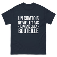 Thumbnail for T-shirt Comtois marine - Un Comtois ne vieillit pas, il prend de la bouteille