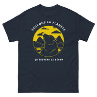 Thumbnail for T-shirt Béarn marine - Sauvons la Planète, ça sauvera le Béarn !