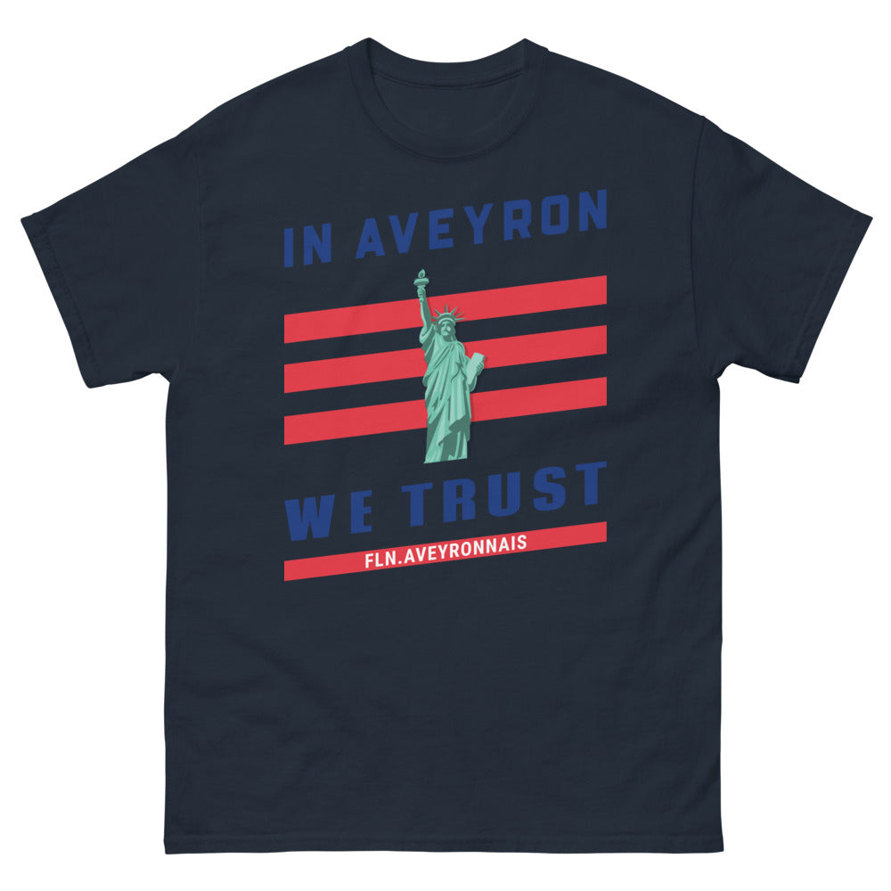 T-shirt Aveyron noir dos - In Aveyron We Trust