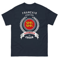 Thumbnail for T-shirt Normand marine - Français de cœur, humour normand