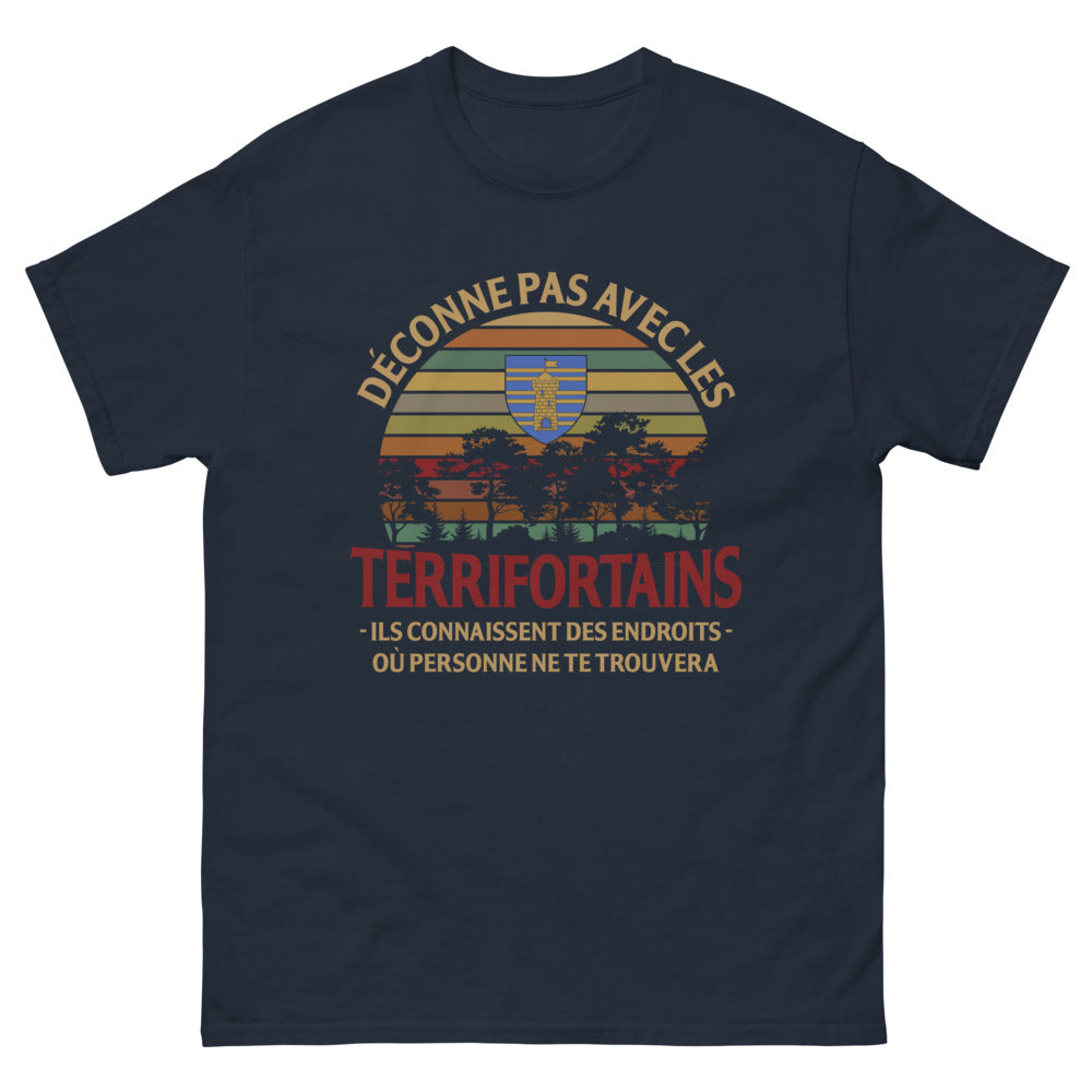 T-shirt Territoire de Belfort marine - Ne déconnez pas avec ces experts