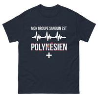Thumbnail for T-shirt Polynésien marine - Lien unique avec les îles
