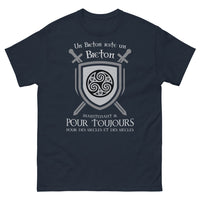 Thumbnail for T-shirt Bretagne marine - Un breton reste un breton pour toujours