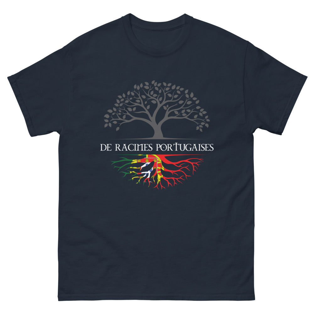 T-shirt Portugal marine - Célébrez vos racines avec humour