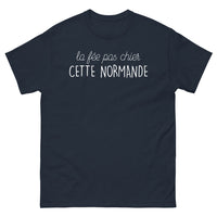 Thumbnail for T-shirt Normande marine - La Fée Pas Chier avec humour