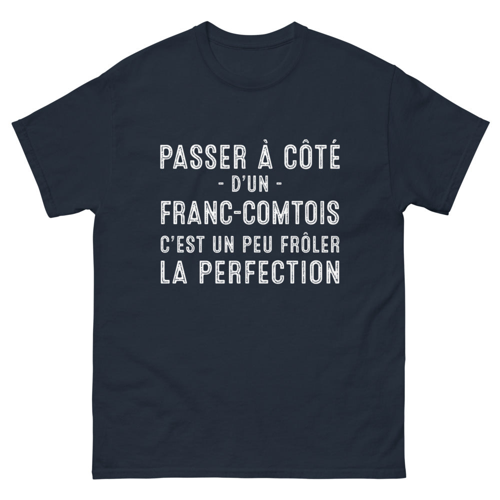 T-shirt Franc-Comtois marine - Frôler la perfection