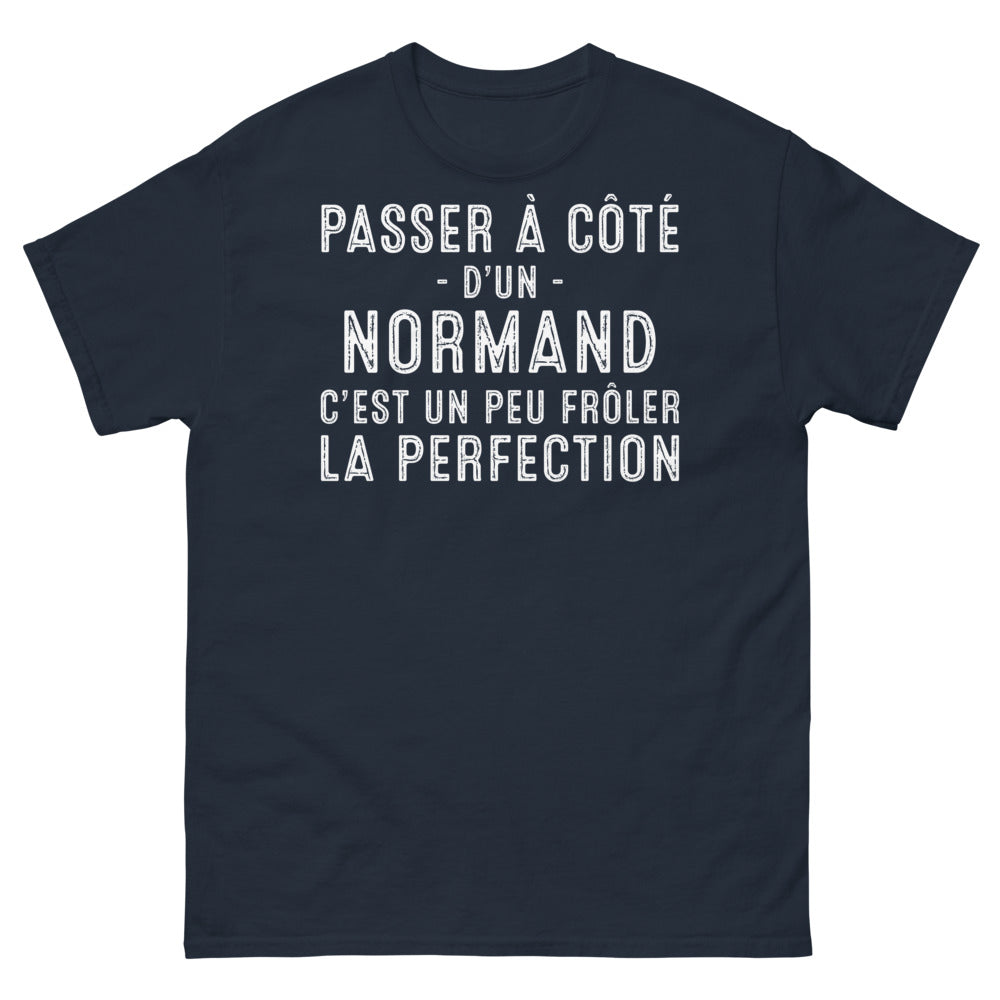 T-shirt Normand marine - Frôler la perfection humoristique
