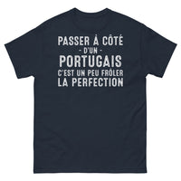 Thumbnail for T-shirt Portugal marine - Frôler la perfection d'un Portugais