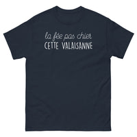 Thumbnail for T-shirt Valaisanne marine - La Fée Pas Chier, esprit rebelle