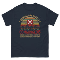 Thumbnail for T-shirt Commingeois marine - Déconne pas avec les Commingeois